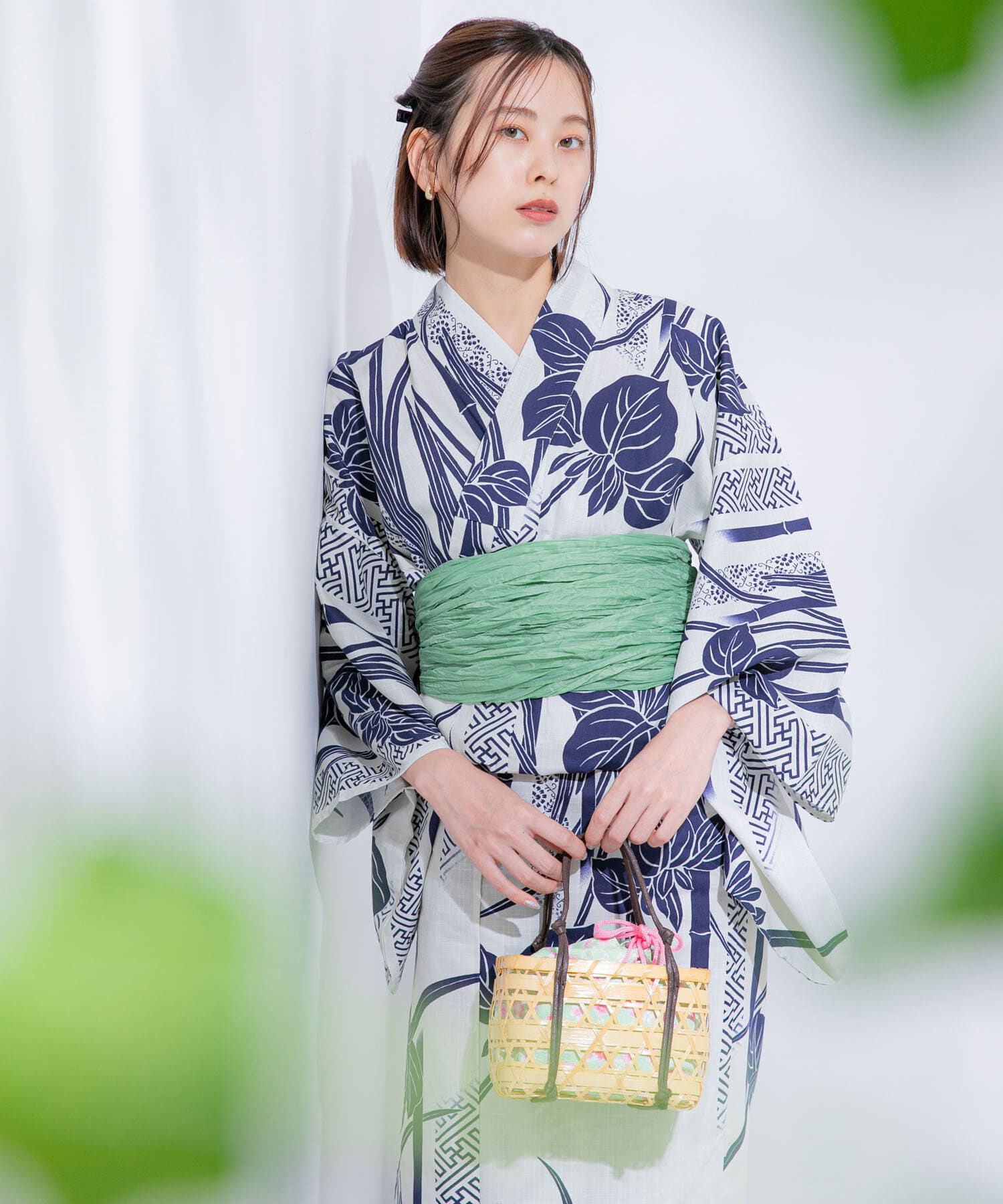 SENSE OF PLACE by URBAN RESEARCH「カゴキンチャクバッグ」|かごバッグ|