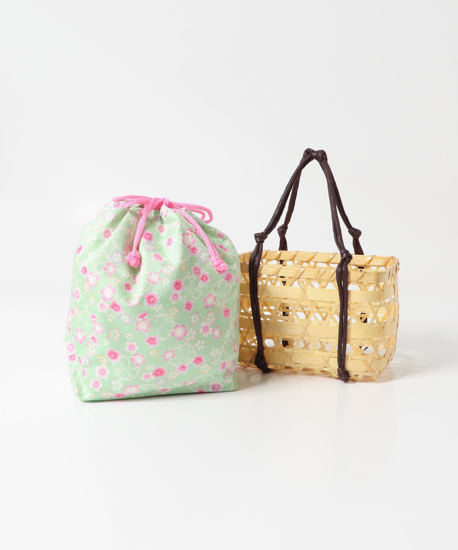 SENSE OF PLACE by URBAN RESEARCH「カゴキンチャクバッグ」|かごバッグ|