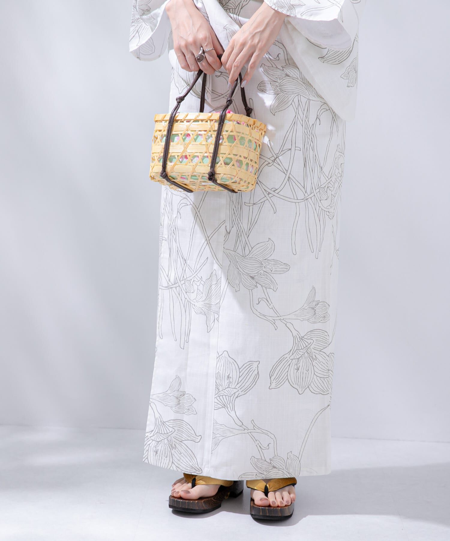 SENSE OF PLACE by URBAN RESEARCH「カゴキンチャクバッグ」|かごバッグ|