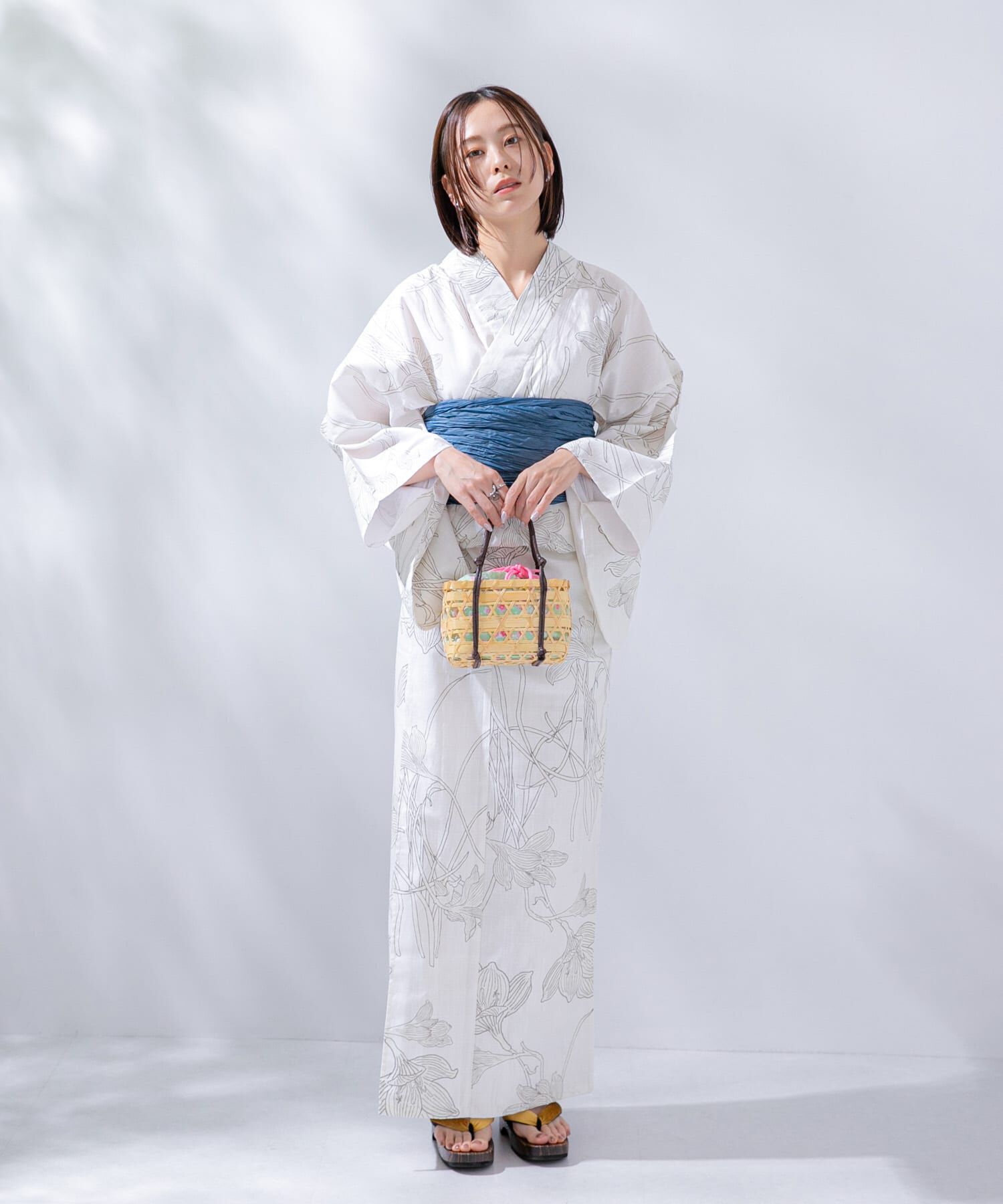 SENSE OF PLACE by URBAN RESEARCH「カゴキンチャクバッグ」|かごバッグ|