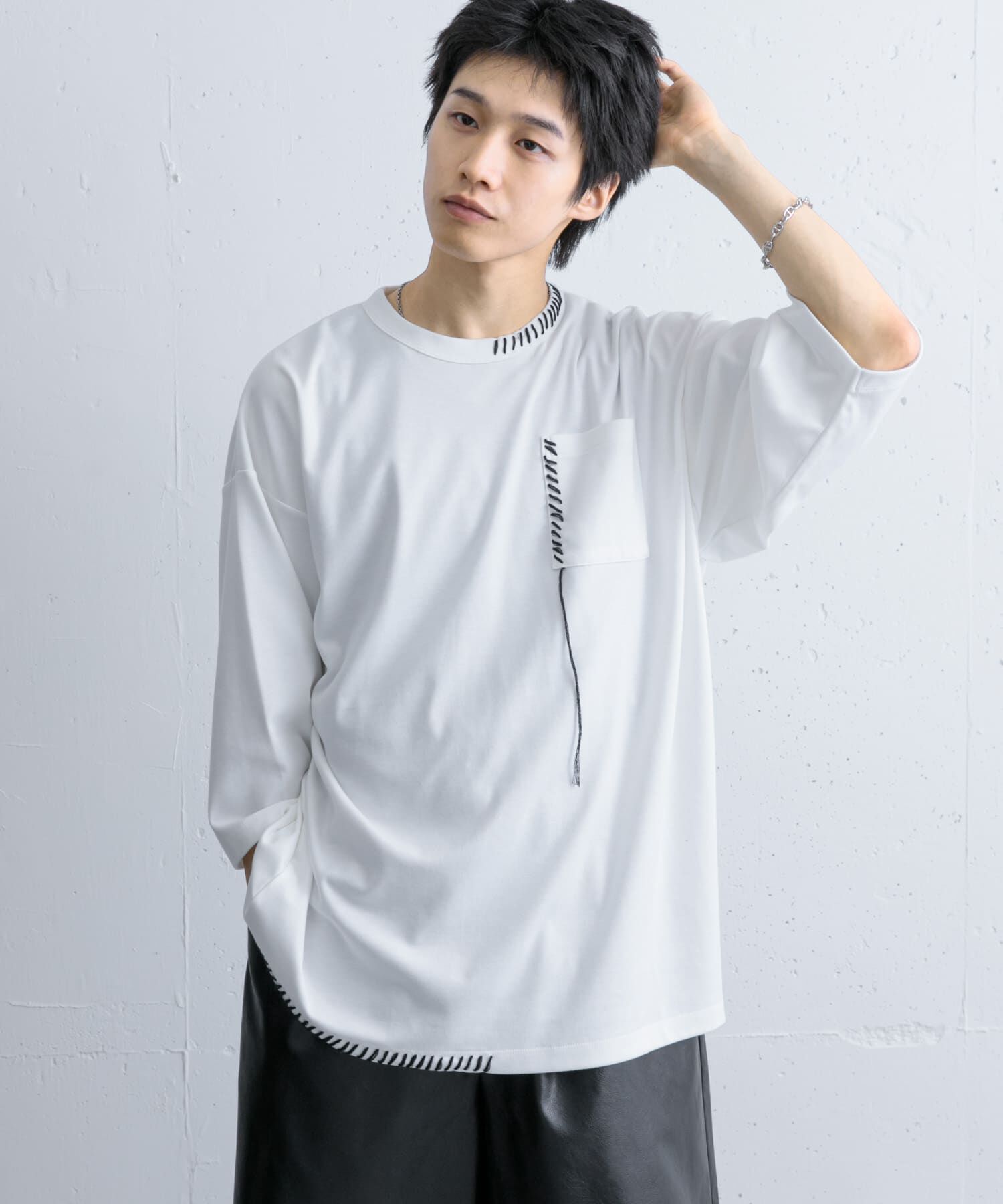 SENSE OF PLACE by URBAN RESEARCH「ハンドステッチルーズTシャツ」|Tシャツ・カットソー|