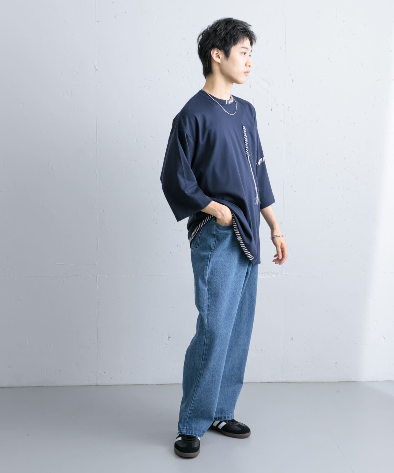 SENSE OF PLACE by URBAN RESEARCH「ハンドステッチルーズTシャツ」|Tシャツ・カットソー|