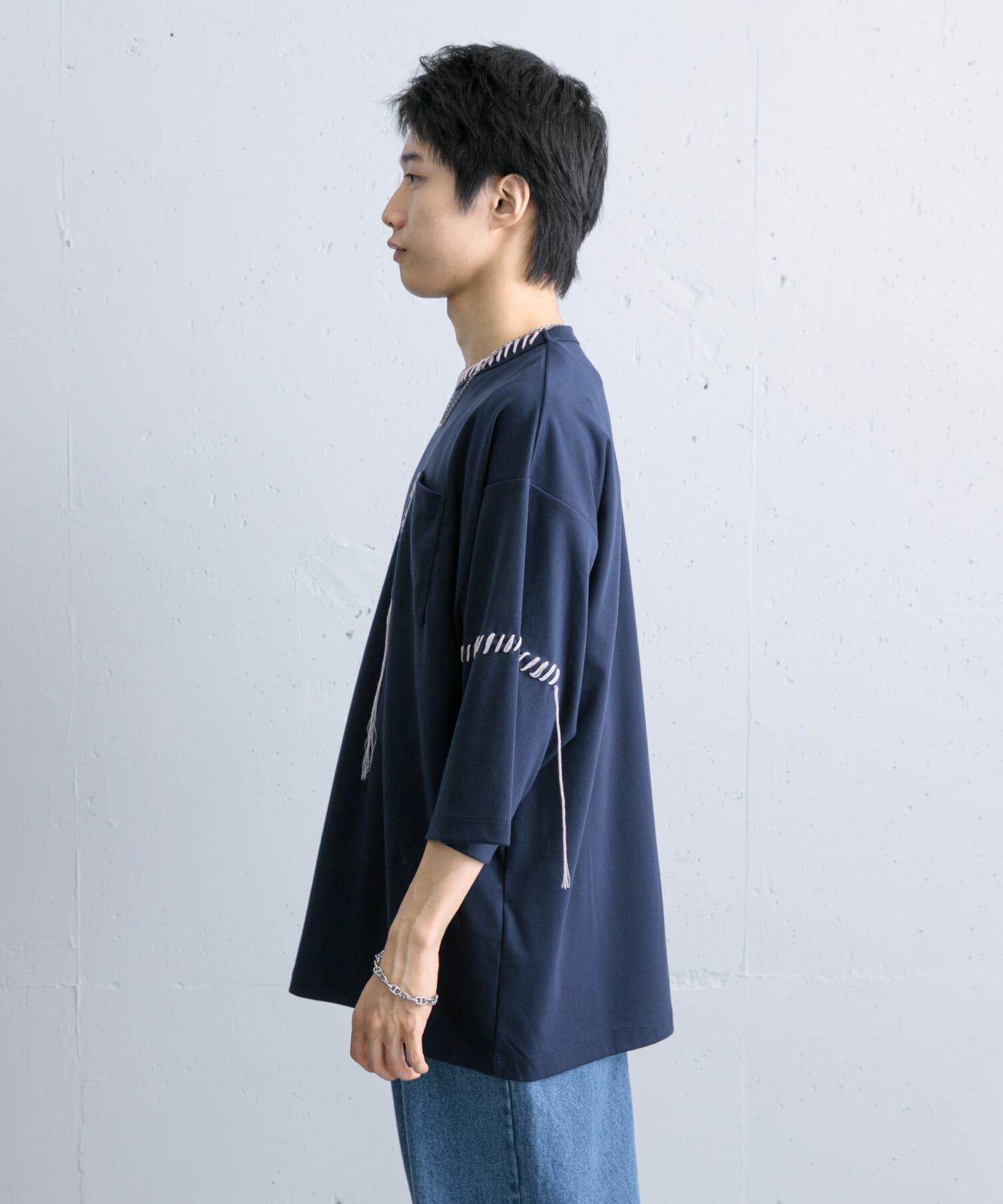 SENSE OF PLACE by URBAN RESEARCH「ハンドステッチルーズTシャツ」|Tシャツ・カットソー|