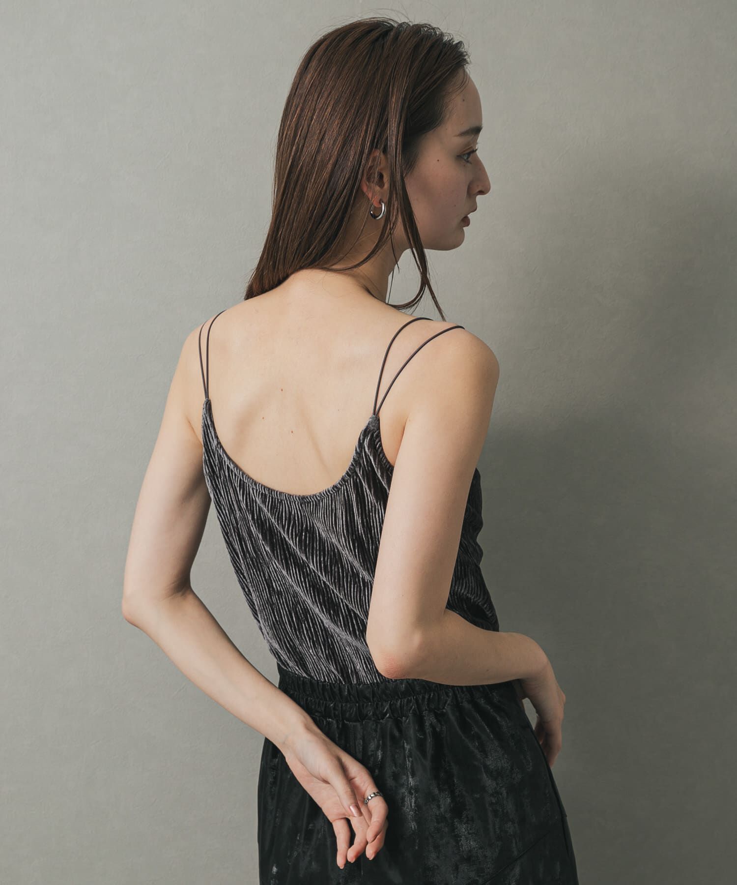 SENSE OF PLACE by URBAN RESEARCH「ベロアキャミソール」|キャミソール|