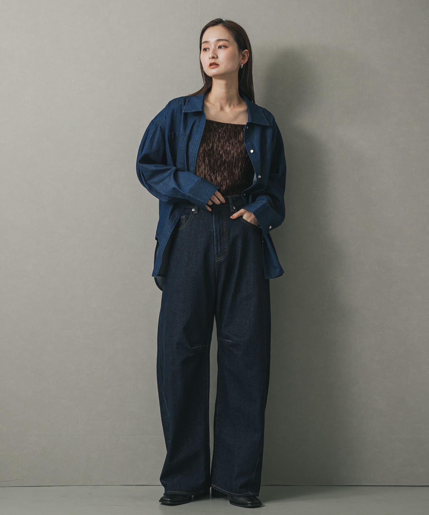 SENSE OF PLACE by URBAN RESEARCH「ベロアキャミソール」|キャミソール|