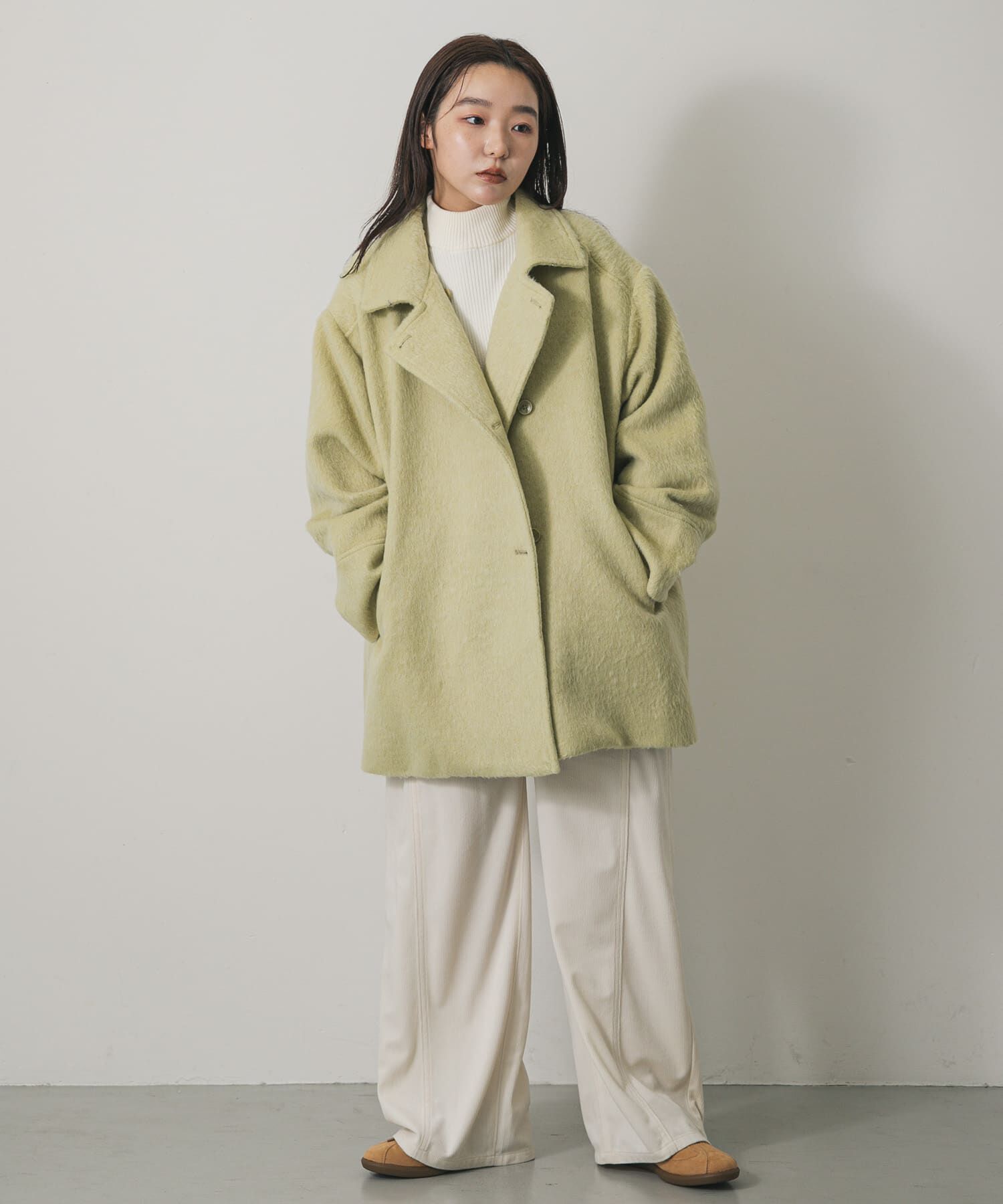 マルチカラーシャギーコート（SENSE OF PLACE by URBAN RESEARCH