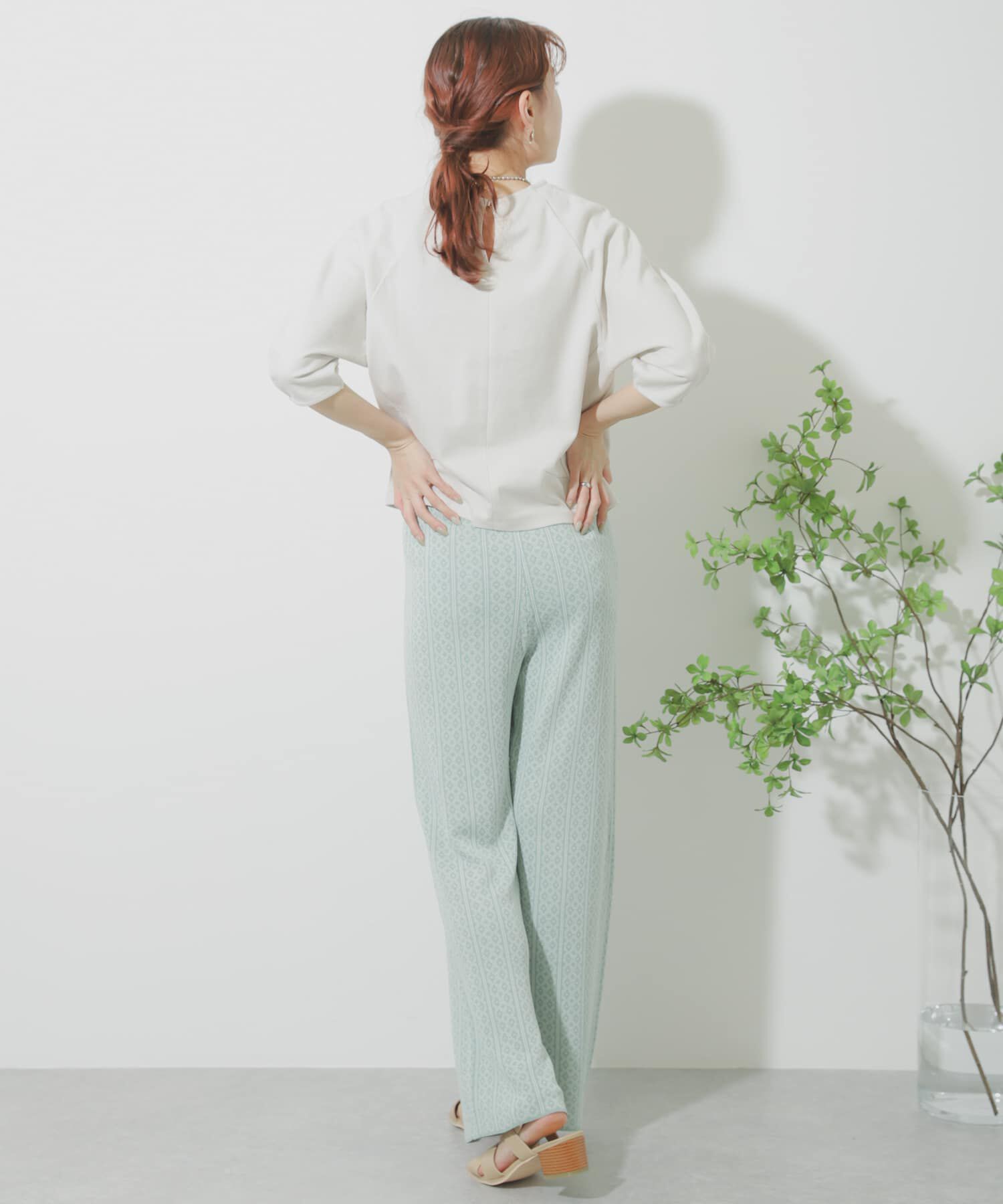 SENSE OF PLACE by URBAN RESEARCH「サマーニットジャガードパンツ」|その他|