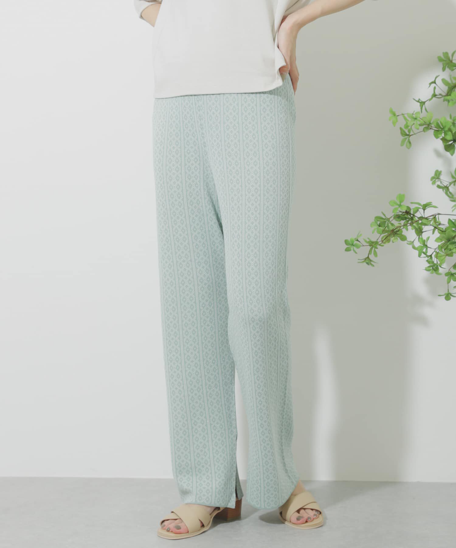 SENSE OF PLACE by URBAN RESEARCH「サマーニットジャガードパンツ」|その他|