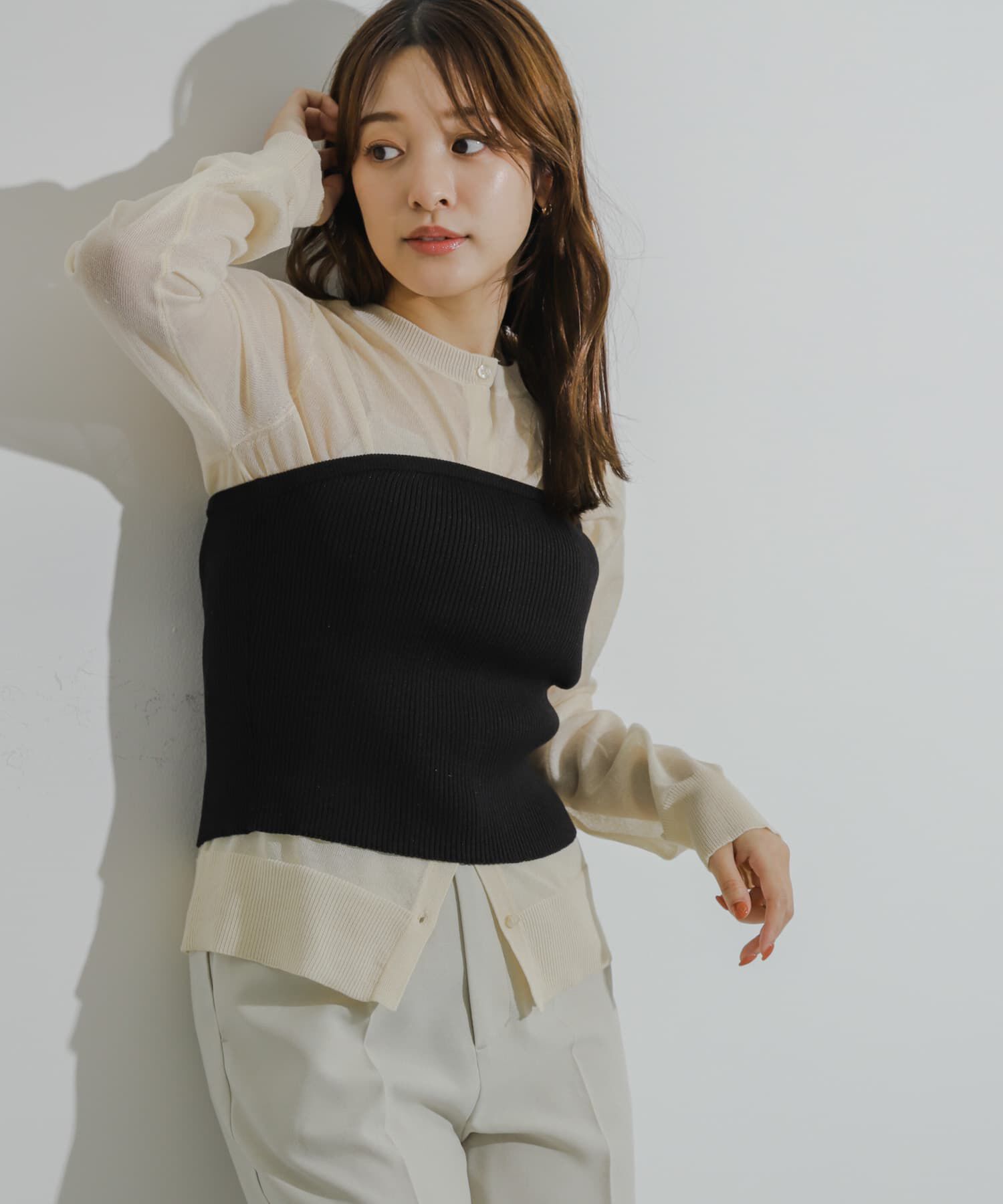 SENSE OF PLACE by URBAN RESEARCH「マルチwayビスチェカーディガン」|カーディガン|