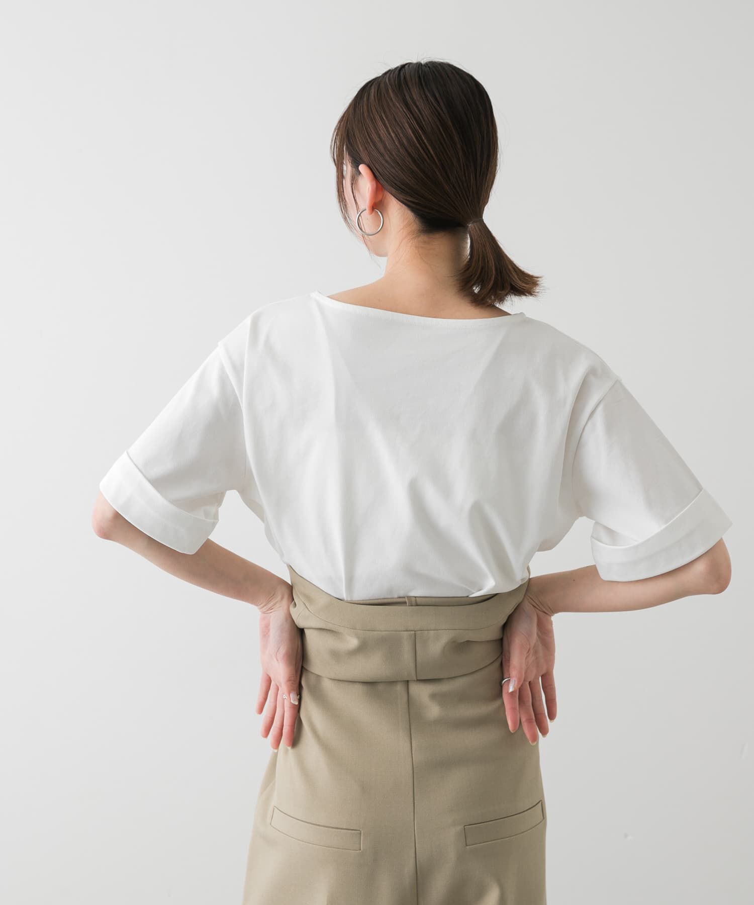 SENSE OF PLACE by URBAN RESEARCH「『UR TECH』ロールスリーブTシャツ(半袖)」|Tシャツ・カットソー|