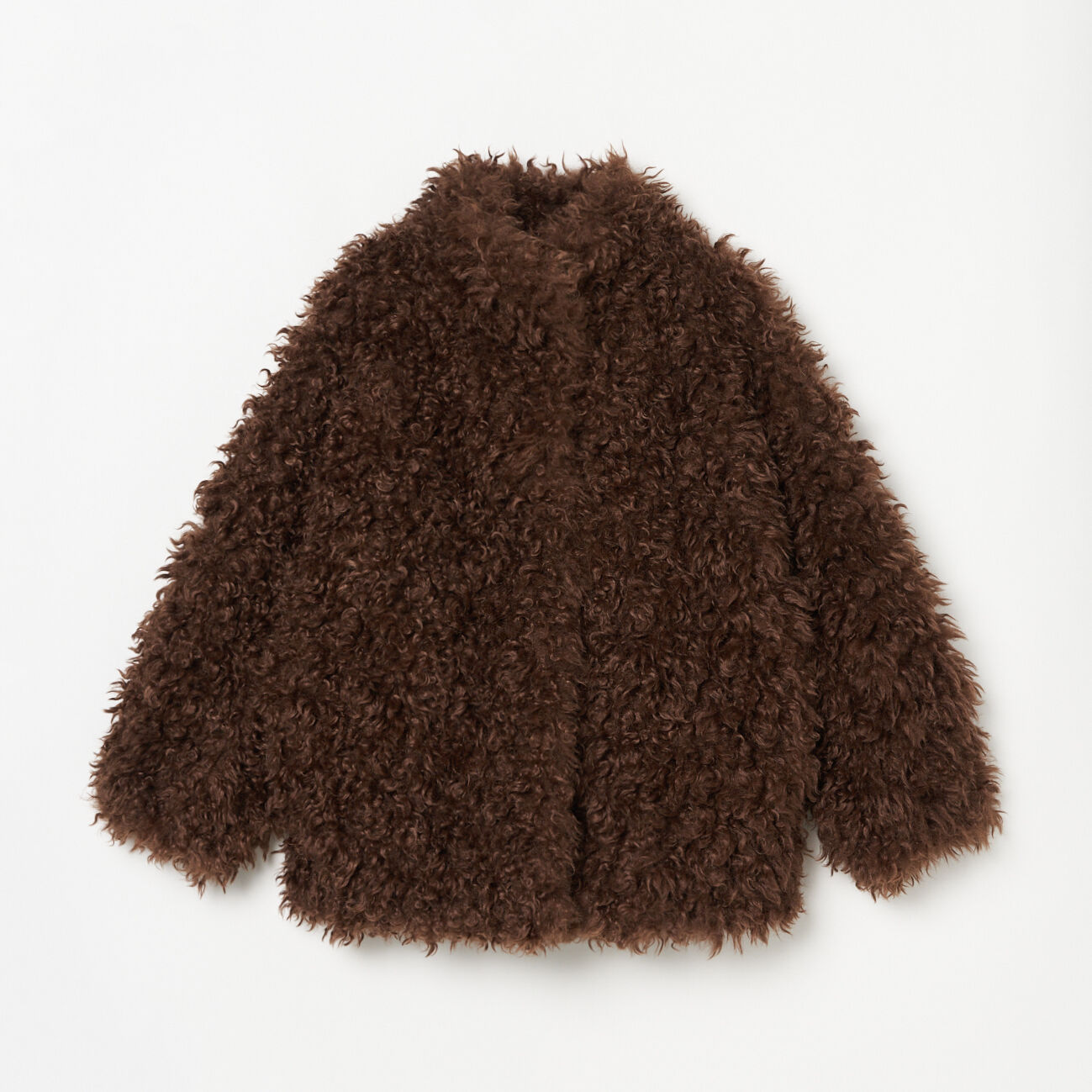 HELIOPOLE「HELIOPOLE BOA BLOUSON」|ブルゾン・スタジャン|ダークブラウン