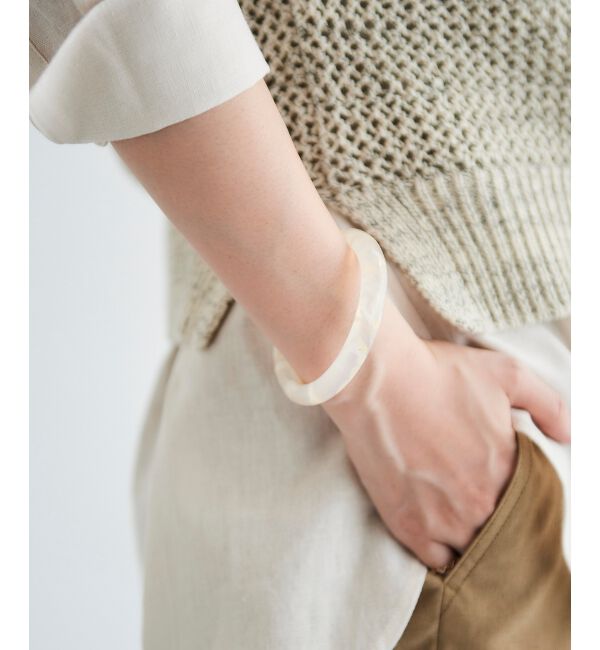 le.coeur blanc「アクリルバングル」|ブレスレット・バングル|