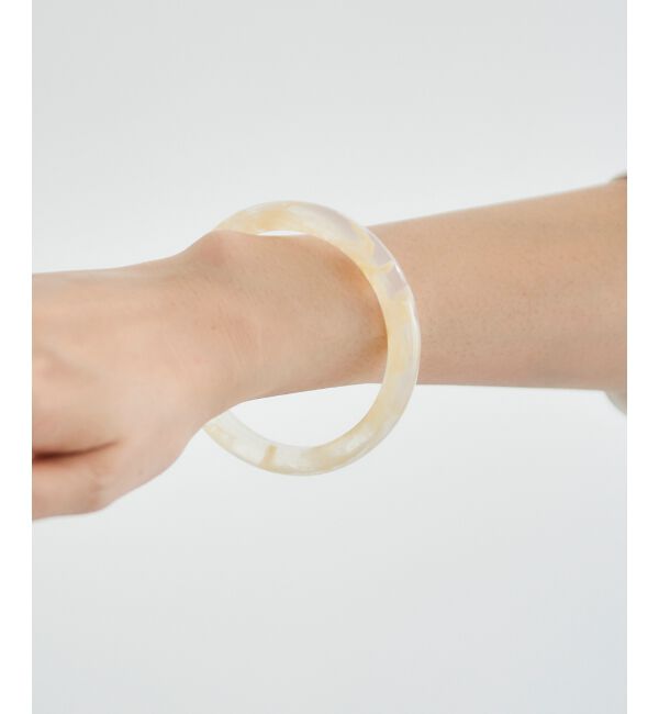 le.coeur blanc「アクリルバングル」|ブレスレット・バングル|