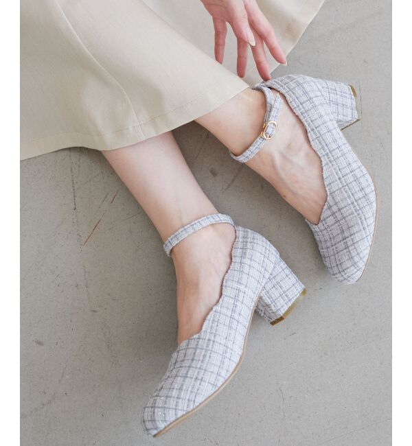 MAJESTICLEGON「ふかふかスカラップパンプス」|パンプス|ｱｲﾎﾞﾘｰ柄