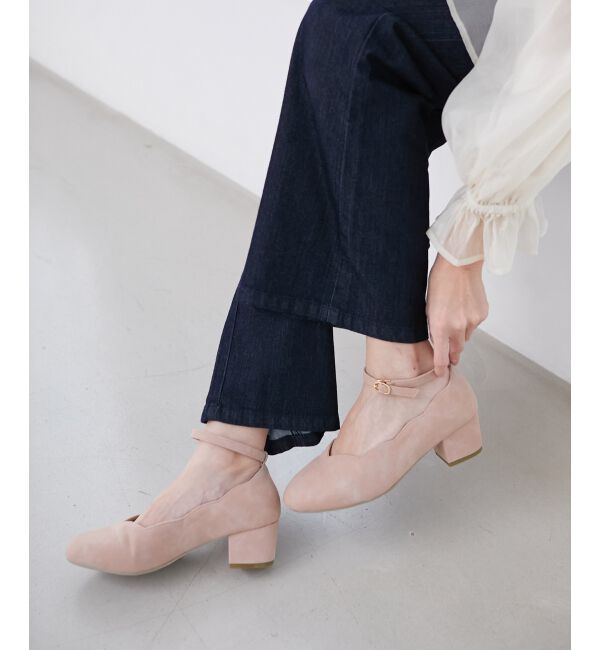 MAJESTICLEGON「ふかふかスカラップパンプス」|パンプス|