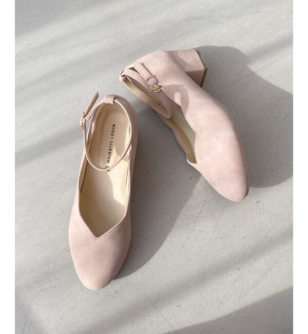 MAJESTICLEGON「ふかふかスカラップパンプス」|パンプス|