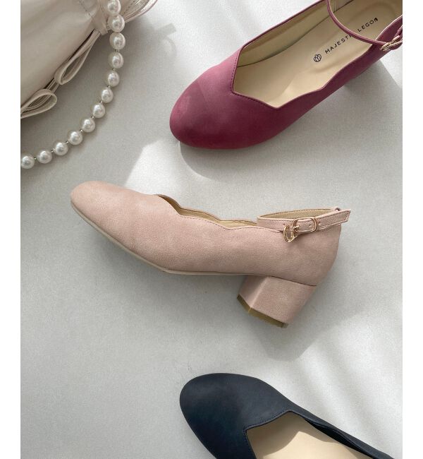 MAJESTICLEGON「ふかふかスカラップパンプス」|パンプス|