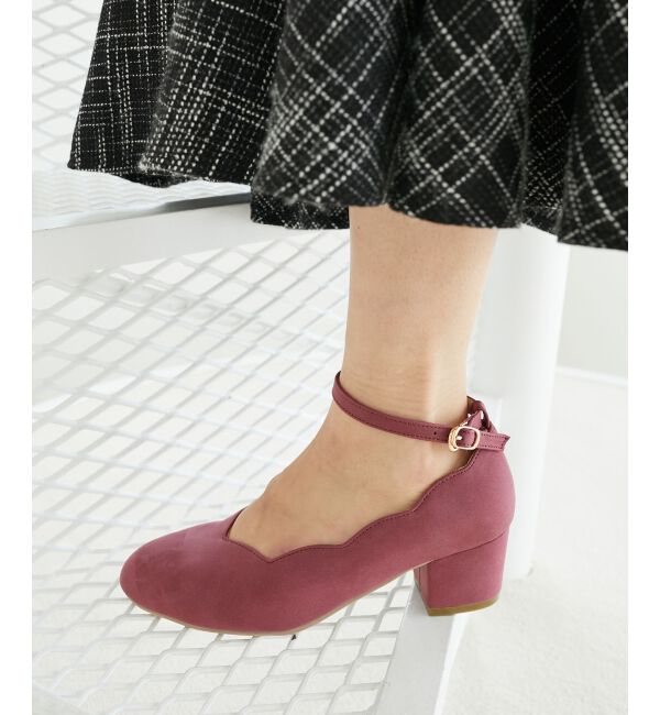 MAJESTICLEGON「ふかふかスカラップパンプス」|パンプス|