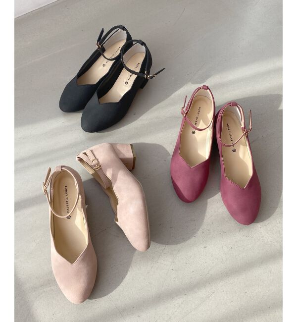 MAJESTICLEGON「ふかふかスカラップパンプス」|パンプス|