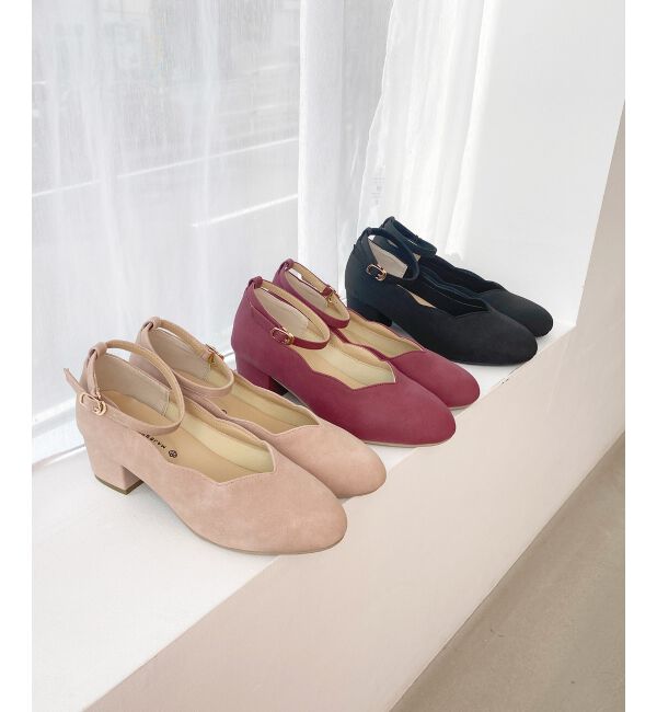 MAJESTICLEGON「ふかふかスカラップパンプス」|パンプス|