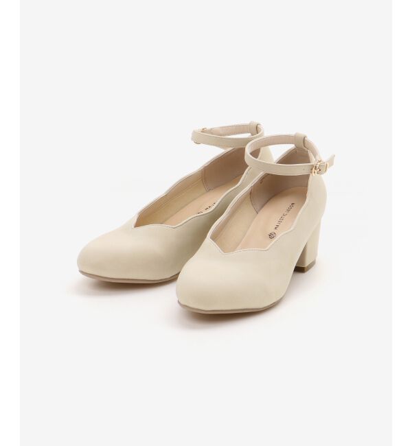 MAJESTICLEGON「ふかふかスカラップパンプス」|パンプス|