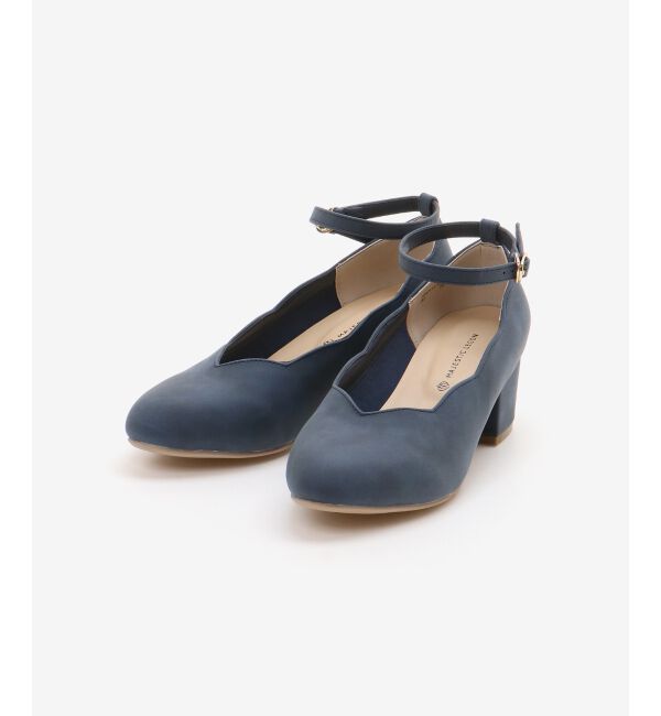 MAJESTICLEGON「ふかふかスカラップパンプス」|パンプス|