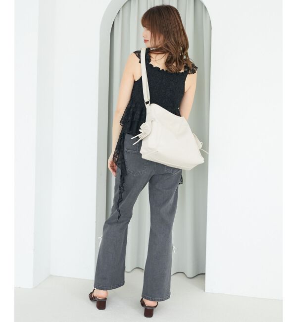  「サイドリボンショルダーバッグ」|ショルダー・メッセンジャー|