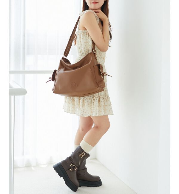  「サイドリボンショルダーバッグ」|ショルダー・メッセンジャー|