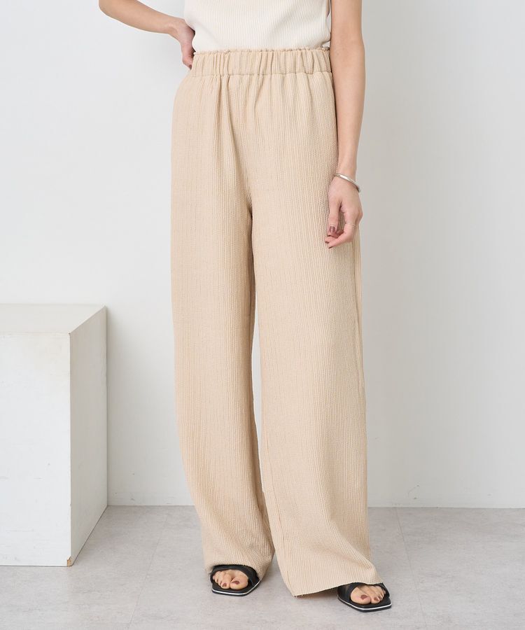 earth music&ecology「セルフカットイージーパンツ」|その他|Light beige