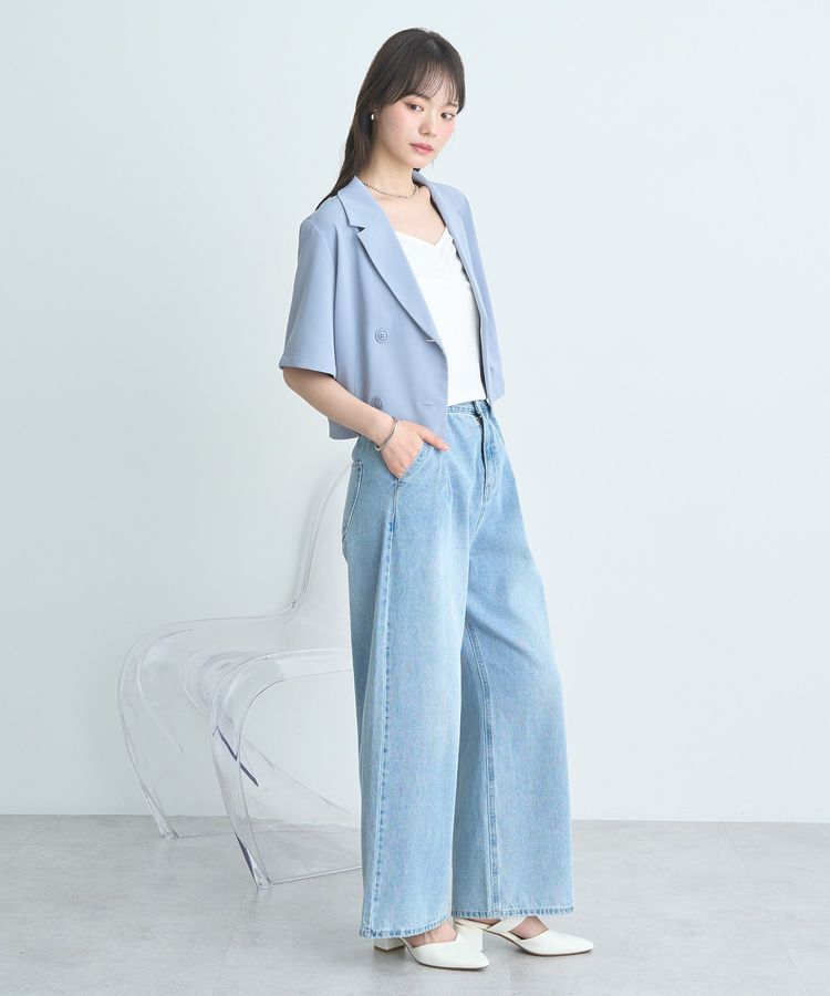 earth music&ecology「ショートテーラードジャケット」|テーラードジャケット|