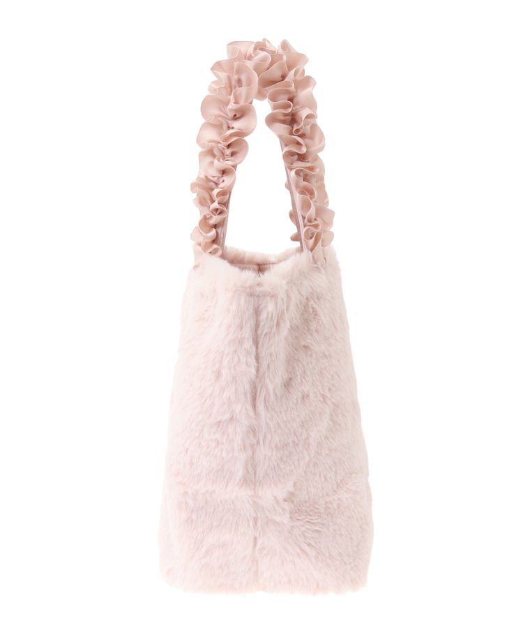 Maison de FLEUR「メモリアルファーパールフリルハンドルトートバッグ」|トートバッグ|