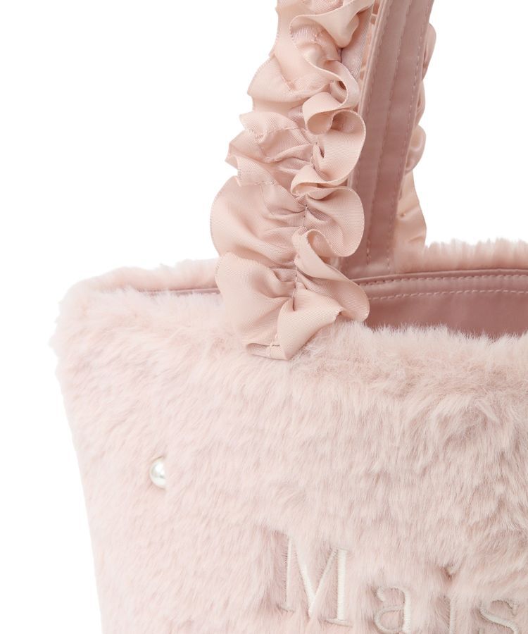 Maison de FLEUR「メモリアルファーパールフリルハンドルトートバッグ」|トートバッグ|