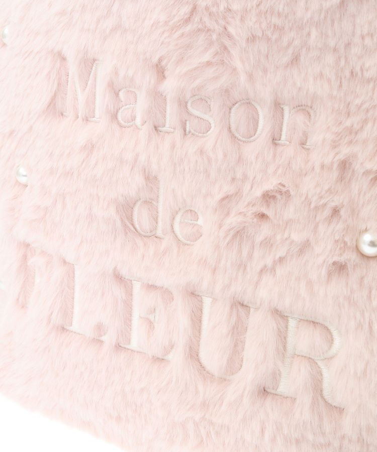Maison de FLEUR「メモリアルファーパールフリルハンドルトートバッグ」|トートバッグ|