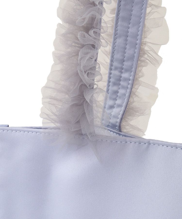 Maison de FLEUR「EC限定チュールハンドルラインストーントートバッグ」|トートバッグ|