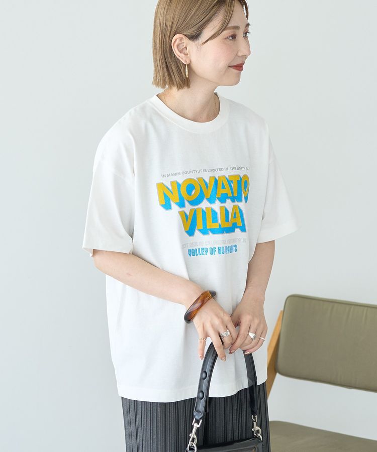 AMERICAN HOLIC「配色ロゴプリントTシャツ」|Tシャツ・カットソー|