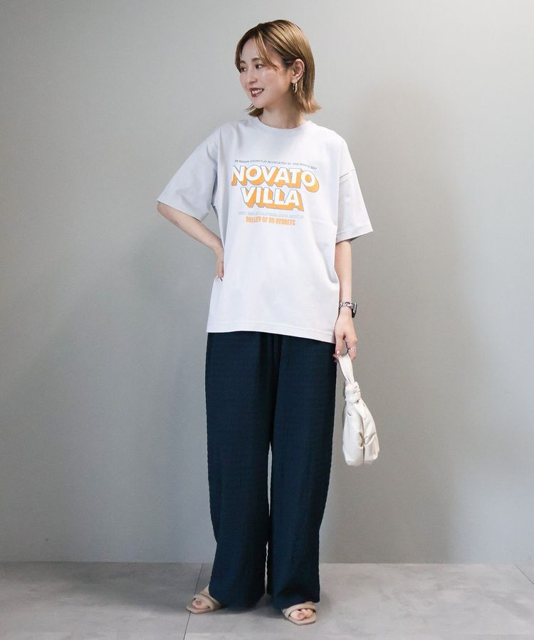 AMERICAN HOLIC「配色ロゴプリントTシャツ」|Tシャツ・カットソー|