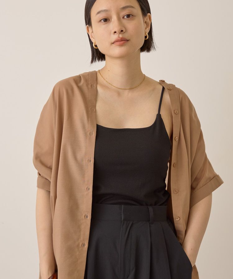 AMERICAN HOLIC「【カップ付き】細リブキャミソール」|インナー|