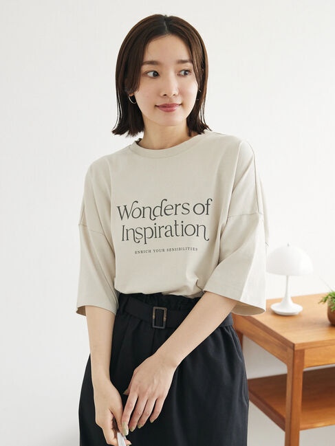 Green Parks「シンプルフェミニンロゴチュニック」|チュニック|