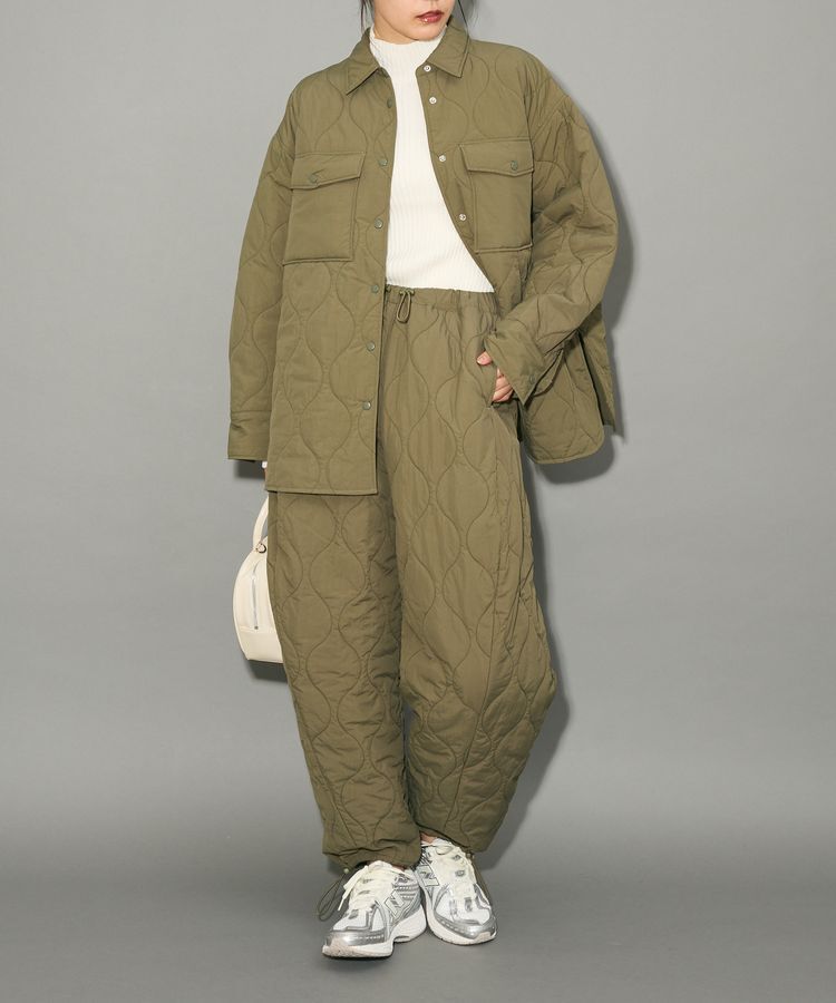 AnriettMusee「キルティングシャツブルゾン」|ブルゾン・スタジャン|