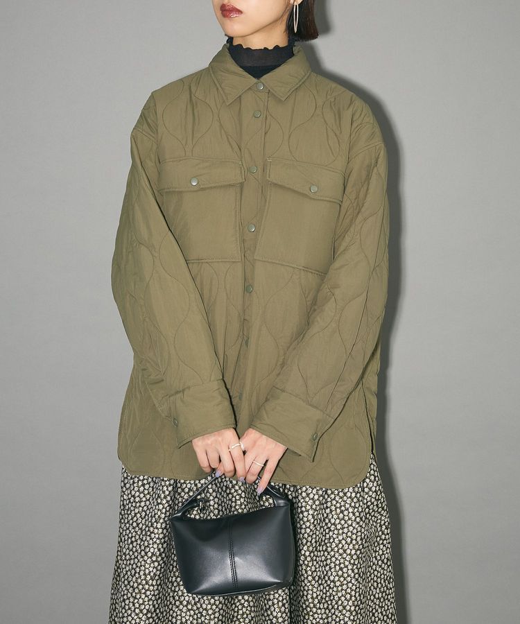 AnriettMusee「キルティングシャツブルゾン」|ブルゾン・スタジャン|