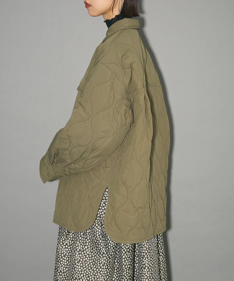 AnriettMusee「キルティングシャツブルゾン」|ブルゾン・スタジャン|