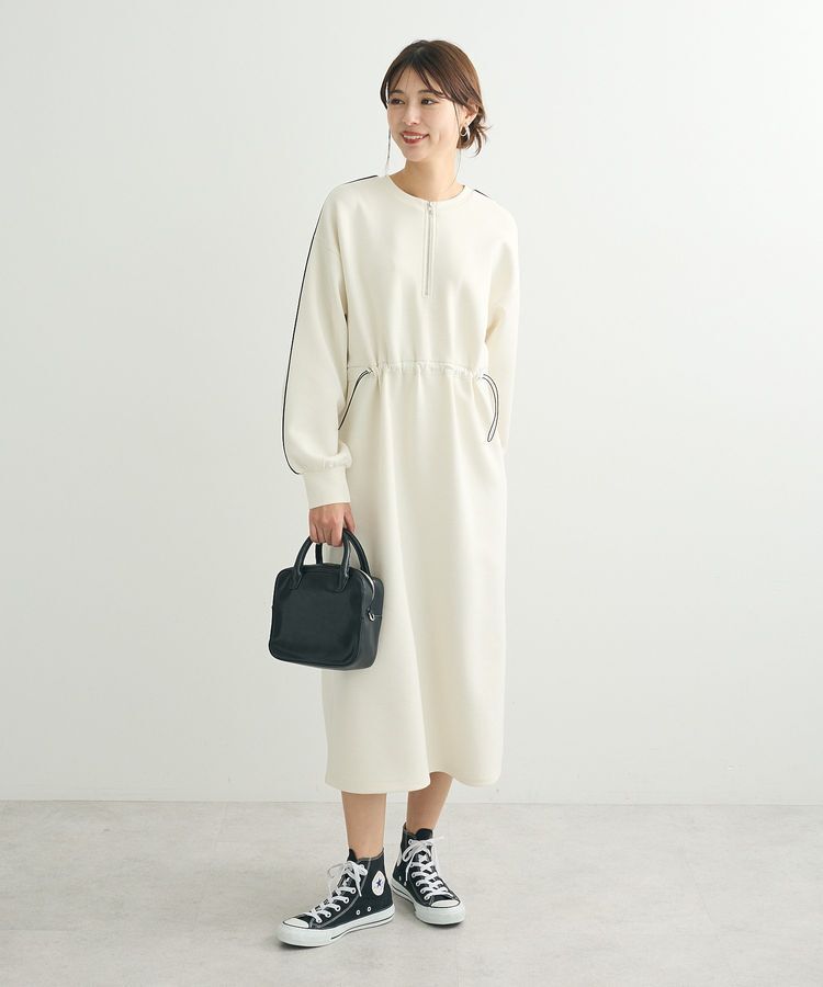Green Parks「ハーフZIPトラックワンピース」|ワンピース|