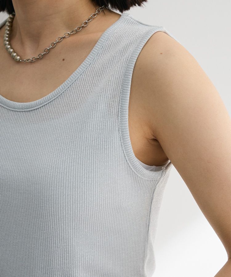 Green Parks「・Petit Fleur ラメリブタンクトップ」|インナー|