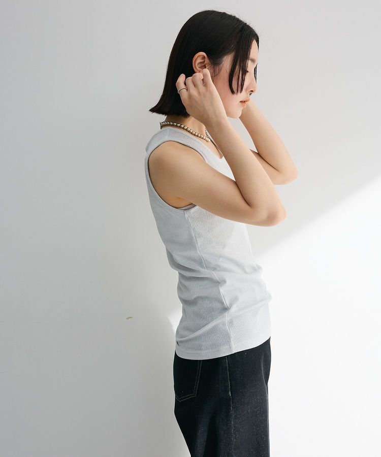 Green Parks「・Petit Fleur ラメリブタンクトップ」|インナー|