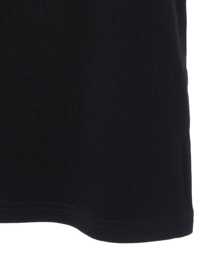 Green Parks「カップ付ラメリブベアトップ」|インナー|