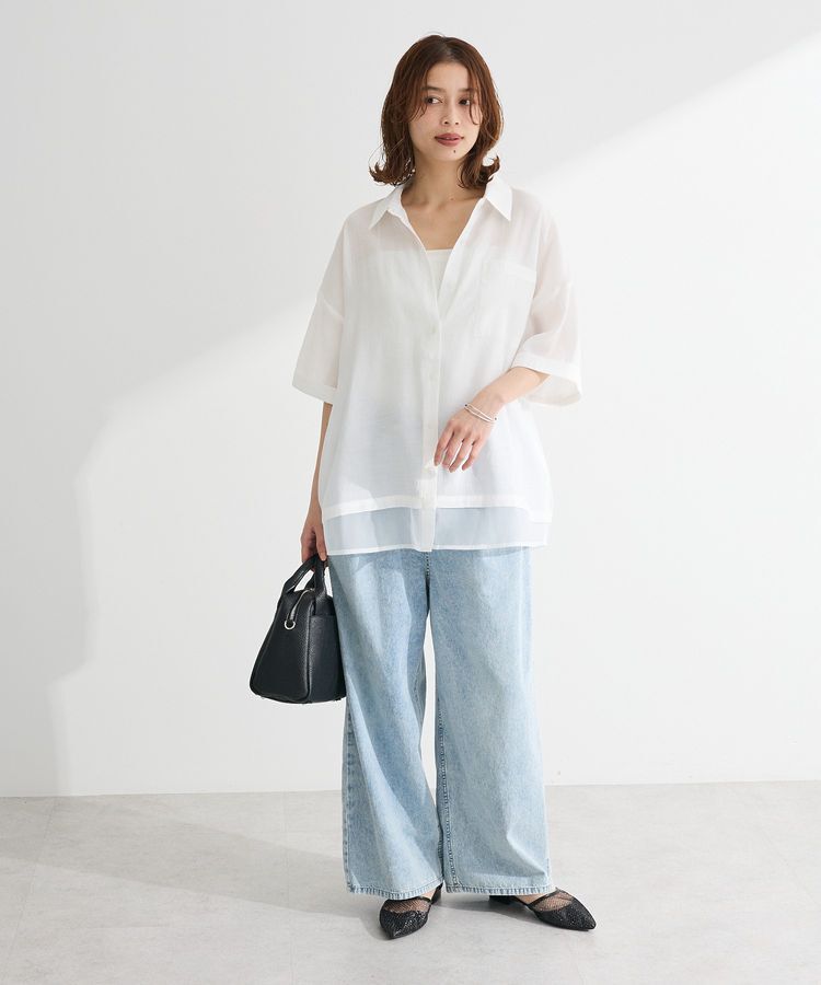 Green Parks「カップ付ラメリブベアトップ」|インナー|