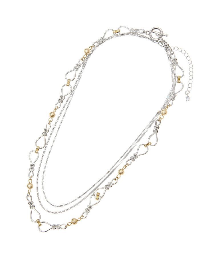 armonia「everywalk.3WAYノットチェーンネックレス」|ネックレス|