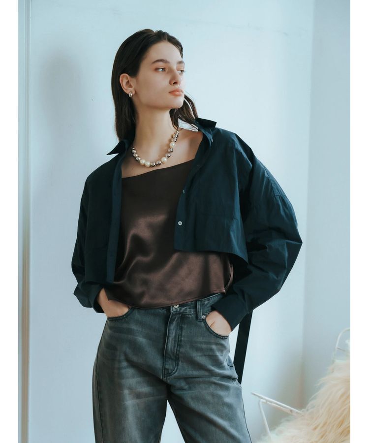 Editt by YECCA VECCA「【2点SET】マルチwayデザインシャツ」|シャツ・ブラウス|Dark Navy