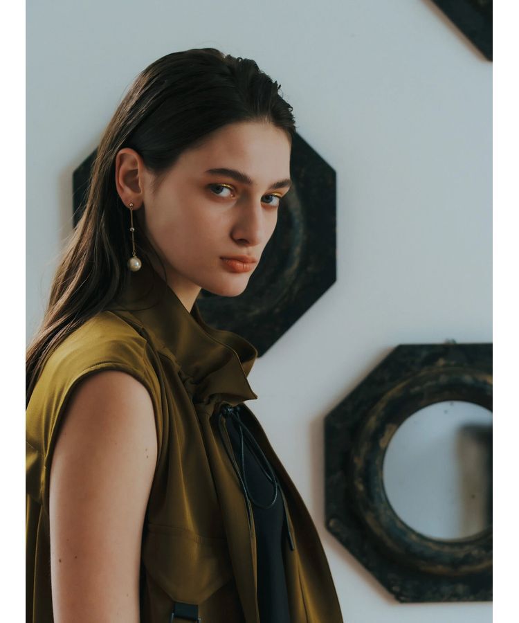 Editt by YECCA VECCA「ミリタリーデザインジレ」|ワンピース|