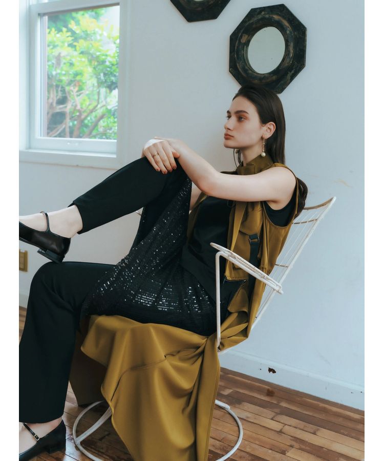 Editt by YECCA VECCA「ミリタリーデザインジレ」|ワンピース|